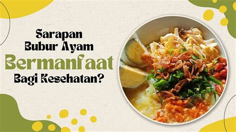 Apakah bubur ayam bikin gemuk