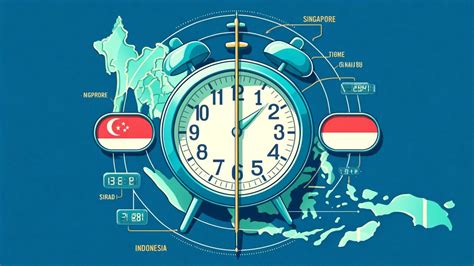 Apakah singapura beda jam dengan indonesia.  The time difference between Singap...