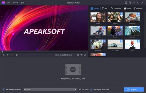 Apeaksoft Slideshow Maker 1.0.22 Crack Download