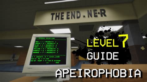 In this video I explain how to do the Level 7 code in Apeirophobia in Roblox. I hope this helped, and if you need me to do any of you guys's codes let me know in the comments!.