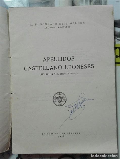 Apellidos castellano leoneses (siglos 9 13, ambos inclusive). - Greenbergs manuale di riparazione e operativo per treni lionel.