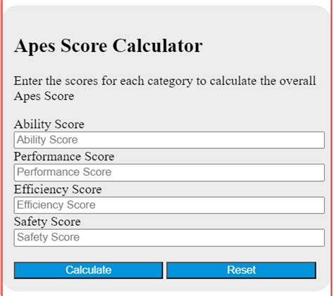 Apes exam calculator. Things To Know About Apes exam calculator. 