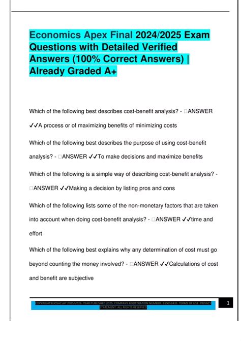 Apex Practices Economics Answers