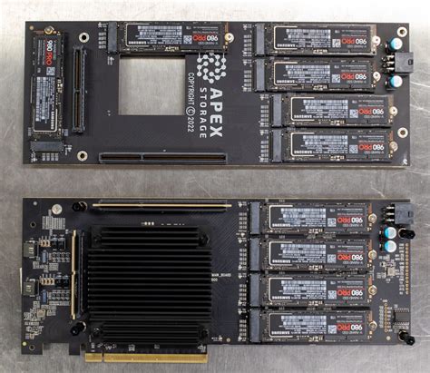 Apex storage x21. Performance with Sabrent Apex x21 Destroyer Apex has taken this solution to a whole new level allowing up to 21x M.2 NVMe Gen 4 SSDs. In a single-card configuration, the X21 can deliver sequential read and write speeds up to 30.5 GBps and 28.5 GBps, respectively. 