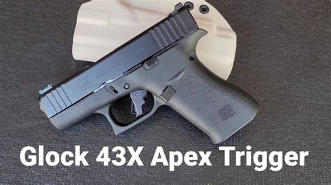 Apex trigger glock 43x. Apex has genuinely changed the game for aftermarket triggers, barrels and other firearm accessories. Their team’s dedication to quality, safety, and performance is unrivaled. If you are looking for upgrades to your gun that will make a night and day difference, Apex should always be your first stop! Bryan Mumford, Owner/Lead Instructor at PDX ... 