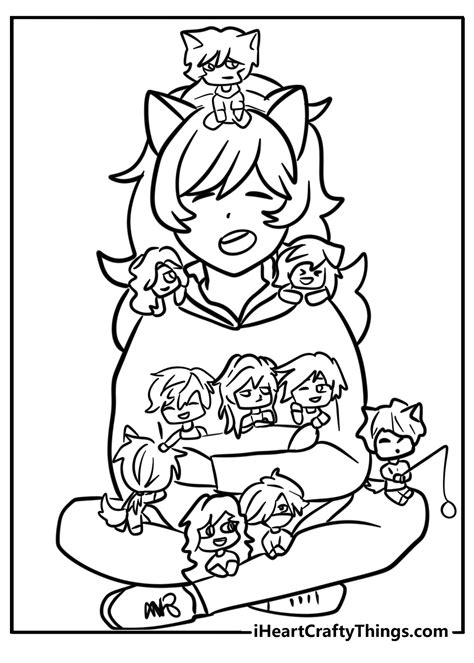 Aphmau Coloring Page