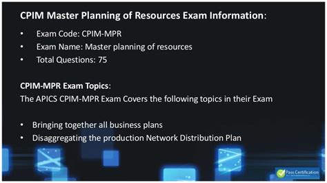 Apics Cpim Study Material