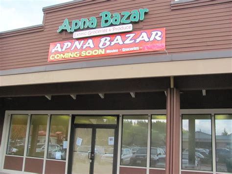 Apna bazar sammamish wa. Apna Bazar. 2.6 (23 reviews) Unclaimed. $$ International Grocery. Open 10:00 AM - 9:00 PM. See hours. See all 10 photos. Location & Hours. Suggest an edit. 516 228th Ave NE. Sammamish, WA 98074. Inglewood Hill Rd & 6th Pl. Get directions. Amenities and More. Health Score No Rating Provided. Powered by Health Department Intelligence. 