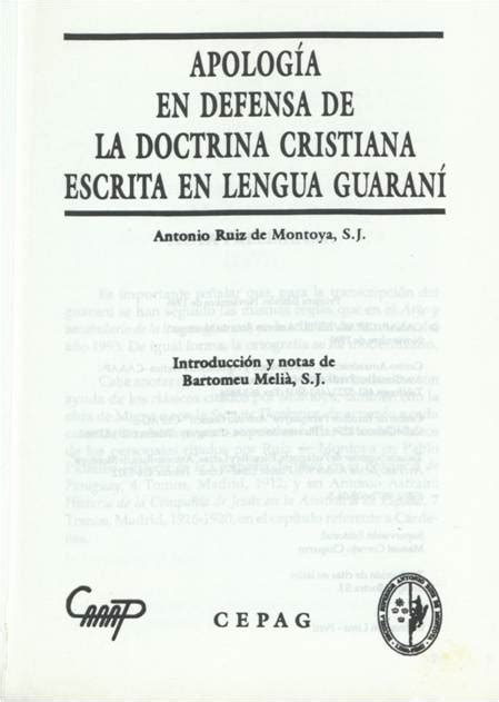 Apología en defensa de la doctrina cristiana escrita en lengua guaraní. - Suzuki 6hp 4 stroke outboard motor manual.