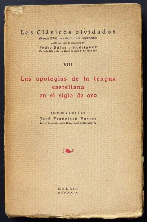 Apologías de la lengua castellana en el siglo de oro. - Repair manual 2015 ktm 250 sxf.
