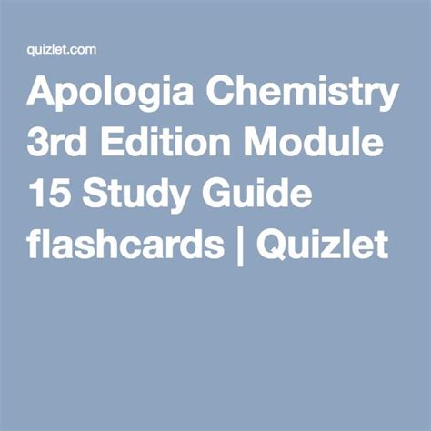 Apologia chemistry module 15 study guide. - Irish ancestors a pocket guide to your family history.