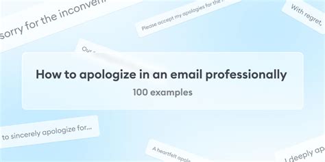 Apologies synonym email.  &ldquo;No need to be sorry&rdquo; works well as a formal synonym in bu...