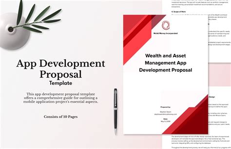App Development Proposal Template in Word, PDF, Google Docs Download