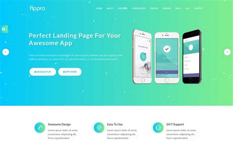 App Landing Page Wordpress Theme Wordpress Org