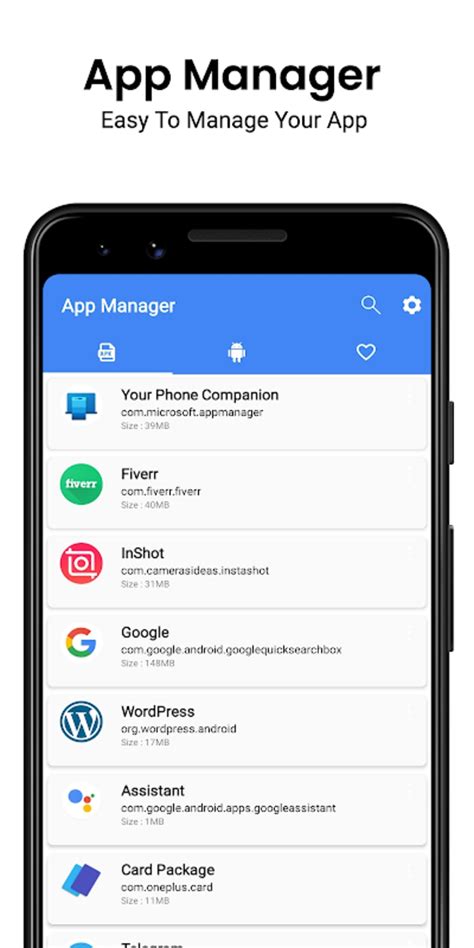 App Manager APK Extractor Package Manager for Android Download