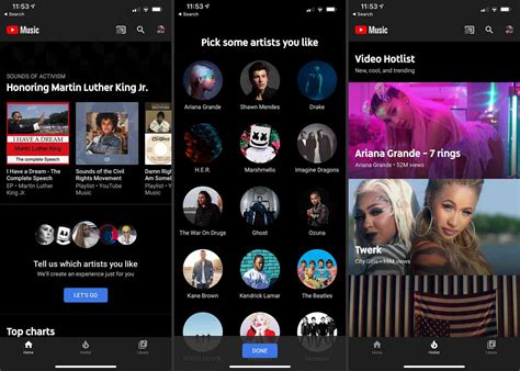  YouTube Music is a new music service that lets you enjoy official albums, singles, videos, remixes, live performances and more on your Android, iOS or desktop device. Whether you want to listen to Marllen's Masseve or discover new artists and genres, YouTube Music has it all. .
