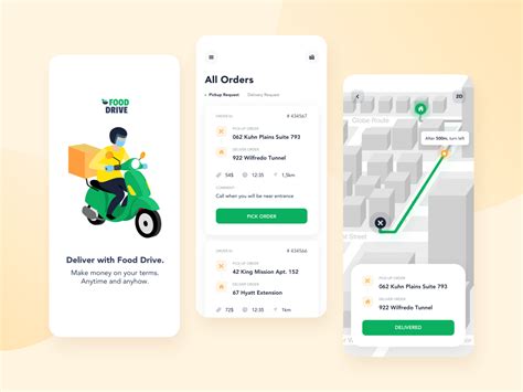 App for delivery drivers. 