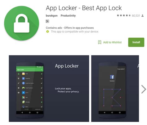 App locker. AppLocker is also a battery-efficient option, designed to work seamlessly. 6. AppLock – Lock apps & Password. AppLock is a beginner-friendly and lightweight app for Android users. It is designed to protect your device from snoopers by locking various apps of different categories. 