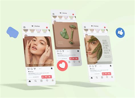 App screen mockup. Smartphone app screen Instagram post, multiple screens, app ui...