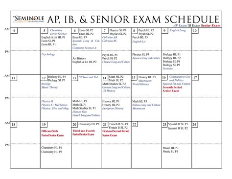 2024 AP Exam Dates. The 2024 AP Exams will be administered in schools over two weeks in May: May 6-10 and May 13-17. AP coordinators are responsible for notifying students when and where to report for the exams. Early testing or testing at times other than those published by College Board is not permitted under any circumstances.. 