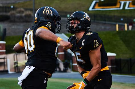 App state football. The Appalachian State Mountaineers Sports Network represents one of the most loyal listener-bases in the State of North Carolina. See a full listing of all the Appalachian State radio stations below. City. Call Sign. Frequency. North Wilkesboro, Hickory, Charlotte, High Country. WKBC-FM. 