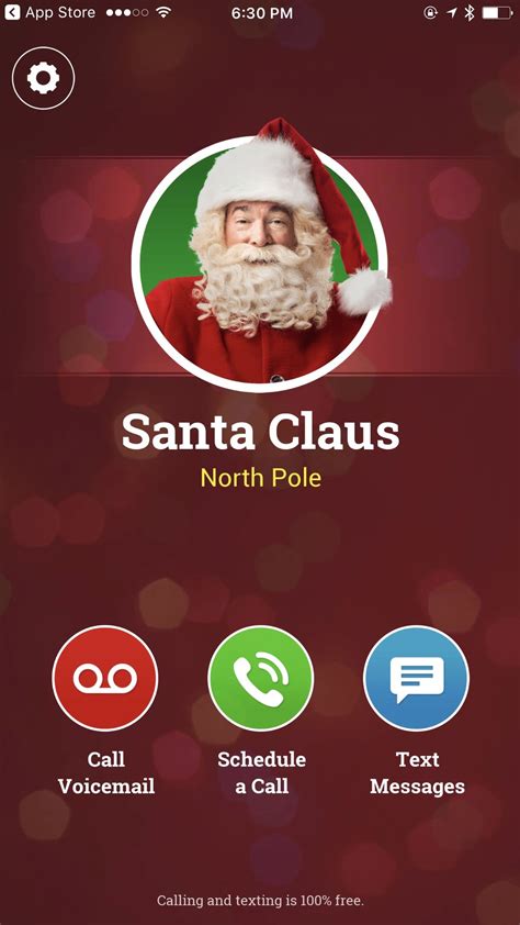 Talk to Santa for Free. 1. The Original Santa Hotline. These fee-free international numbers have been in use for ages and are the perfect way for your kids to reach the big guy. You just need an actual phone. Call: +1-319-527-2680 or +1-712-770-4404. 2.. 