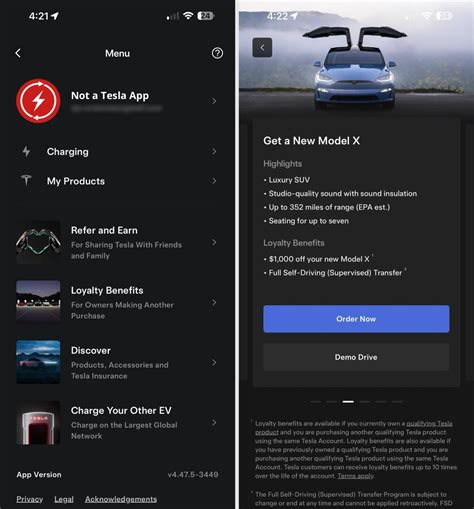 App update.  Tesla app update 4. 3 is in Tesla employee beta now and will...