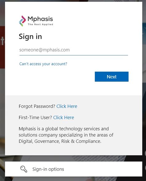 AppAccess Login App Access Mphasis
