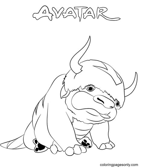 Appa Coloring Pages Coloring Page Blog