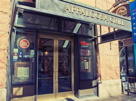 Appaloosa grill. In 2014, the Appaloosa Grill unveiled a 1,200-square-foot event and meeting space unlike any other in Denver’s Downtown Business District. In 2019, the Wright Room was expanded to 3,300 square feet, making it Denver’s premier gathering space for events and meetings of all types. 