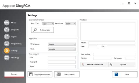 Appcar diagfca.  The manual for the latest version -> Appcar User Guide In...
