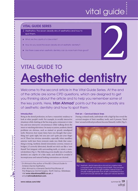 Appearance and aesthetics in dental practice dental practitioner handbook. - Free service manual for kia clarus.