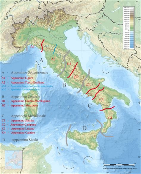 Appennino campano lucano nel quadro geologico dell'italia meridionale. - À l'écoute de - coups de fil.