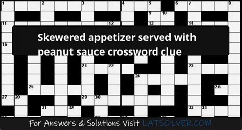 Appetizer crossword clue 5 letters. The Crossword Solver found 30 answers to "Cantina appetizers", 5 letters crossword clue. The Crossword Solver finds answers to classic crosswords and cryptic crossword puzzles. Enter the length or pattern for better results. Click the answer to find similar crossword clues . Enter a Crossword Clue. A clue is required. 