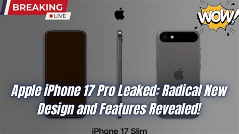 Apple's iPhone 17 to Feature Radical Design Overhaul, Sources Say