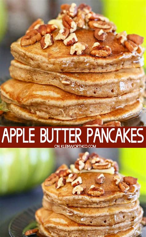 Apple Butter Pancakes • Pancake Recipes