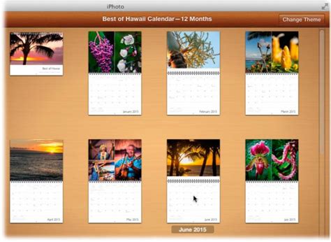 Apple Iphoto Calendar