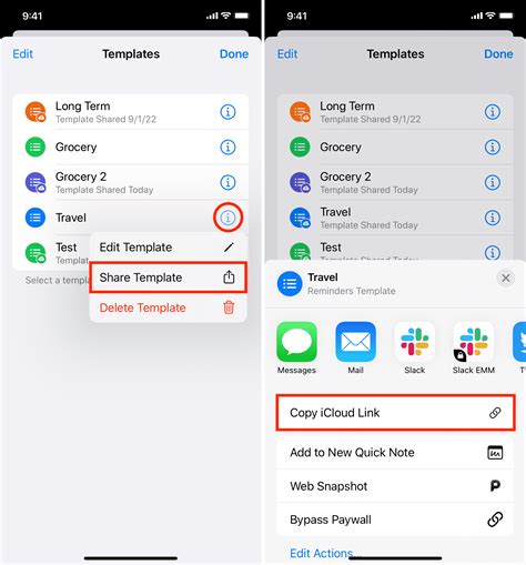 Apple Reminder Templates