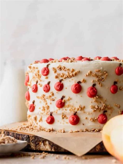 Apple Toffee Layered Cake - Stephanie