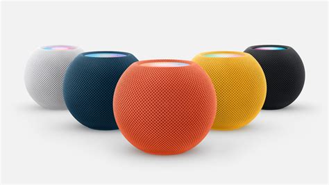 Apple Unveils HomePod mini in Three New Colors