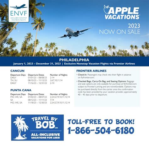 Apple Vacations Charter Flights 2023