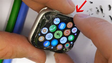 Apple Watch display glass not flushed with the case