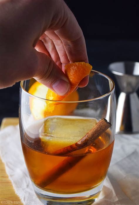 Apple brandy cocktail. 