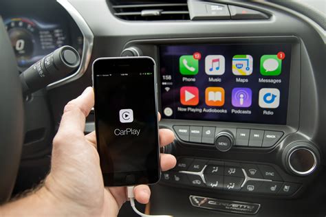  Website. apple .com /ios /carplay /. CarPlay, or Apple CarPlay is an Apple standard that enables a car radio or head unit to be a display and controller for an iOS device. It is available on iPhone 5 and later models running iOS 7.1 or later. More than 800 car models come with support for CarPlay, according to Apple. [1] . 