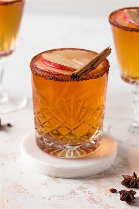 Apple cider whiskey. 1 1/2 ounces bourbon (or any other kind of whiskey) · 1 teaspoon honey · 5 whole cloves · 1 cinnamon stick · 1 anise star (optional) · 1/2 cup ap... 