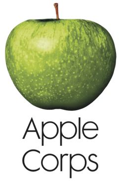 Apple corps. Apple Corps, founded by The Beatles in January 1968, is a multimedia corporation located at 27 Ovington Square in Chelsea, London. It was famously located at 3 Savile Row for … 