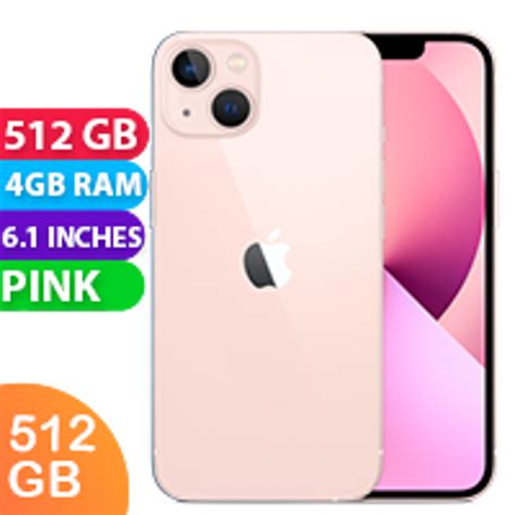 Apple iPhone 13 5G (512GB, Pink) Australian Stock - As New …