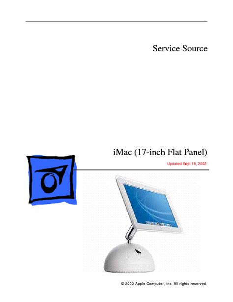 Apple imac 17 flat panel service repair manual. - The unofficial guide to disney world.