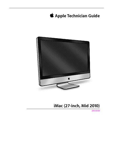 Apple imac 27 inch mid 2010 service manual repair guide download. - Visual guide to chart patterns book.