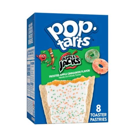 Apple jack pop tarts. This item: Pop Tarts Frosted Apple Jacks Toaster Pastries 8 ct (Pack of 4) $3199 ($0.50/Ounce) +. pop-tarts Toaster Pastries, Breakfast Foods, Kids Snacks, Frosted Brown Sugar Cinnamon, Value Pack (64 Pop-Tarts) $1544 ($0.24/Count) +. Pop-Tarts Breakfast Toaster Pastries, Frosted Pumpkin Pie Flavored, Limited Edition, 20.3 Oz (Pack of 12) 